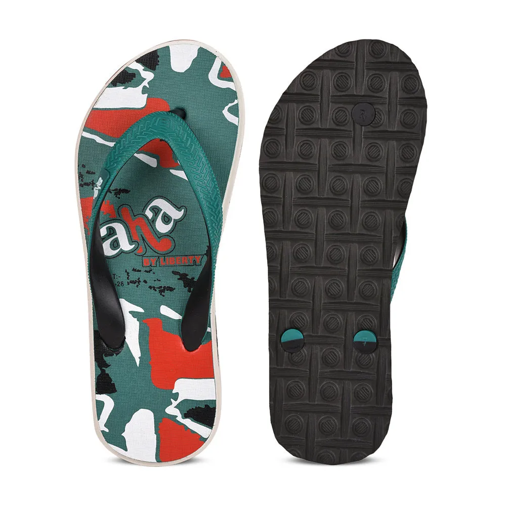 A-HA By Liberty AHA-28 Green Flip-Flops For Men