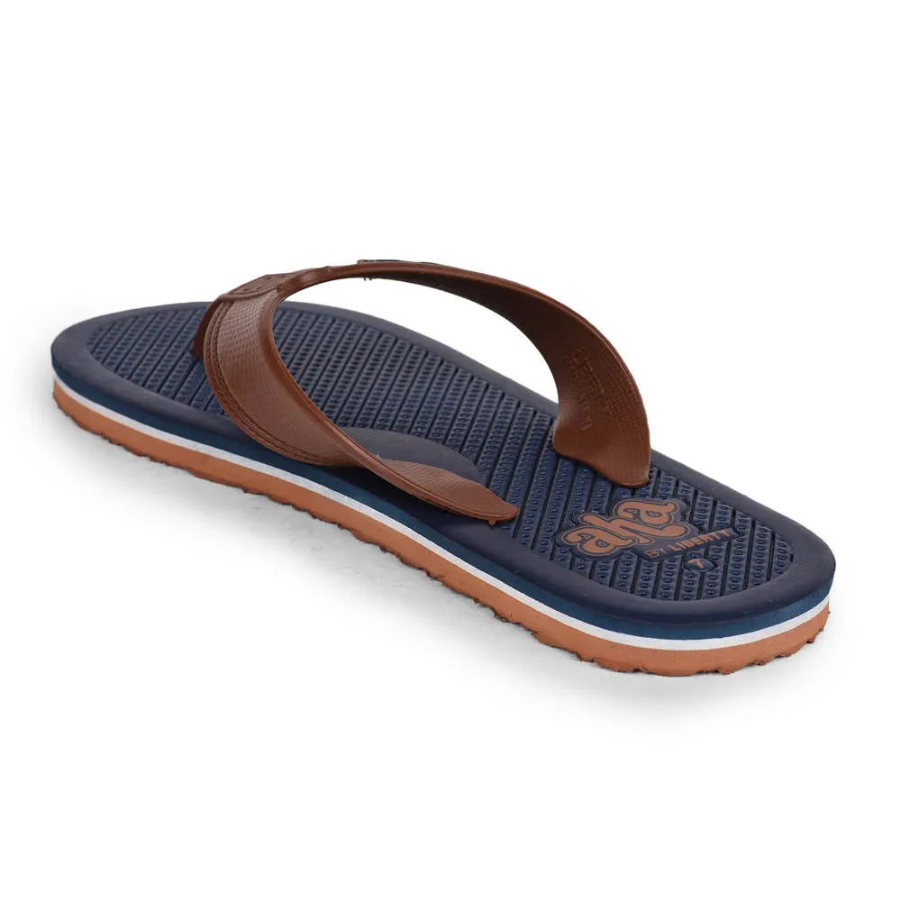 A-HA Casual Navy Blue Flip-Flops For Men HARRISON By Liberty