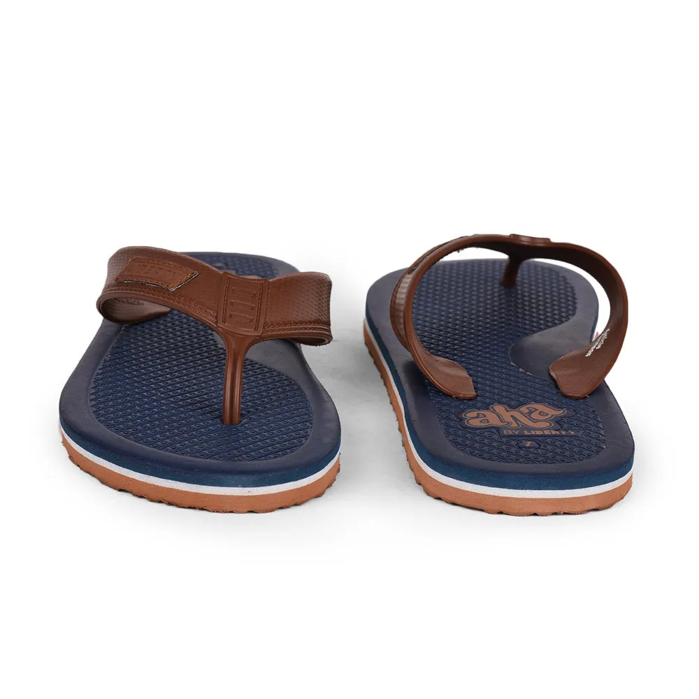 A-HA Casual Navy Blue Flip-Flops For Men HARRISON By Liberty