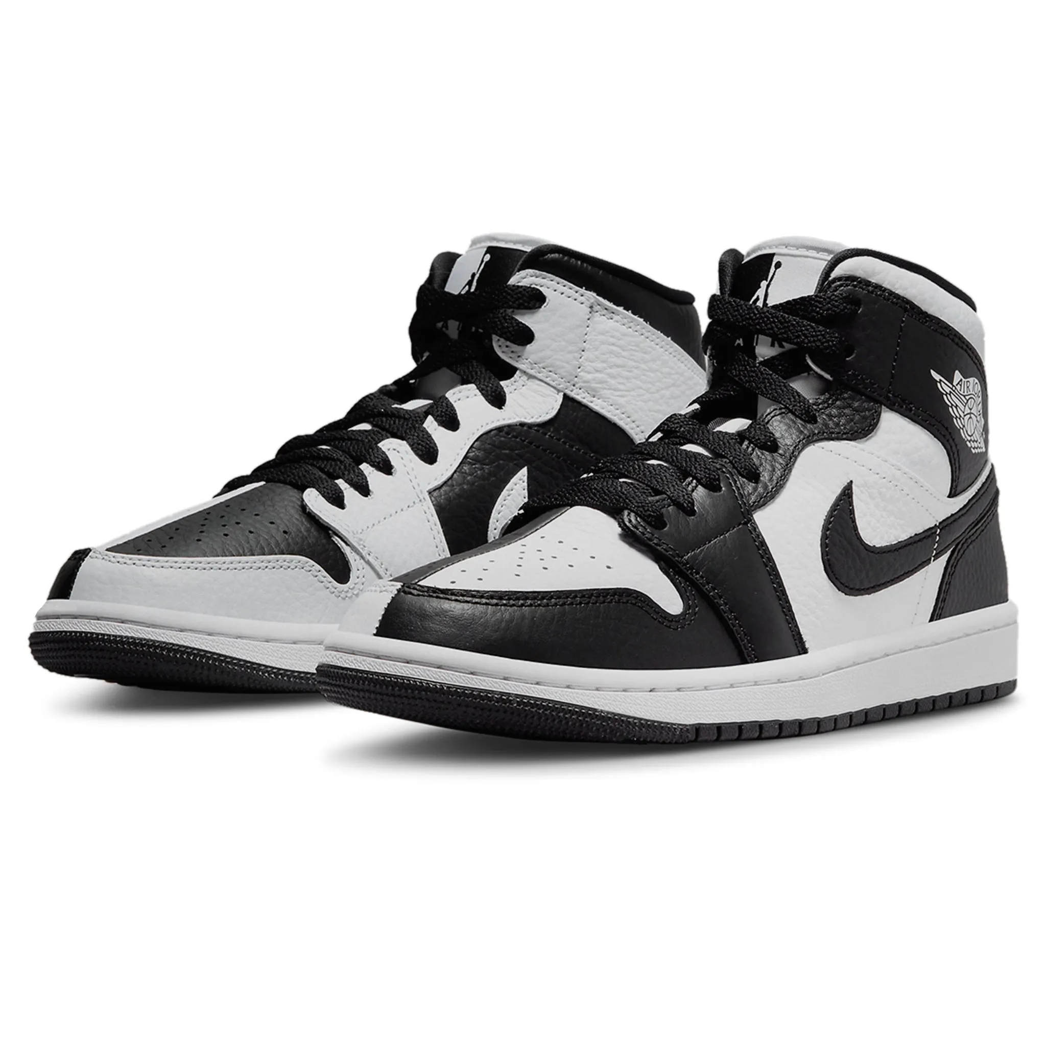 Air Jordan 1 Mid Split Black White (W)