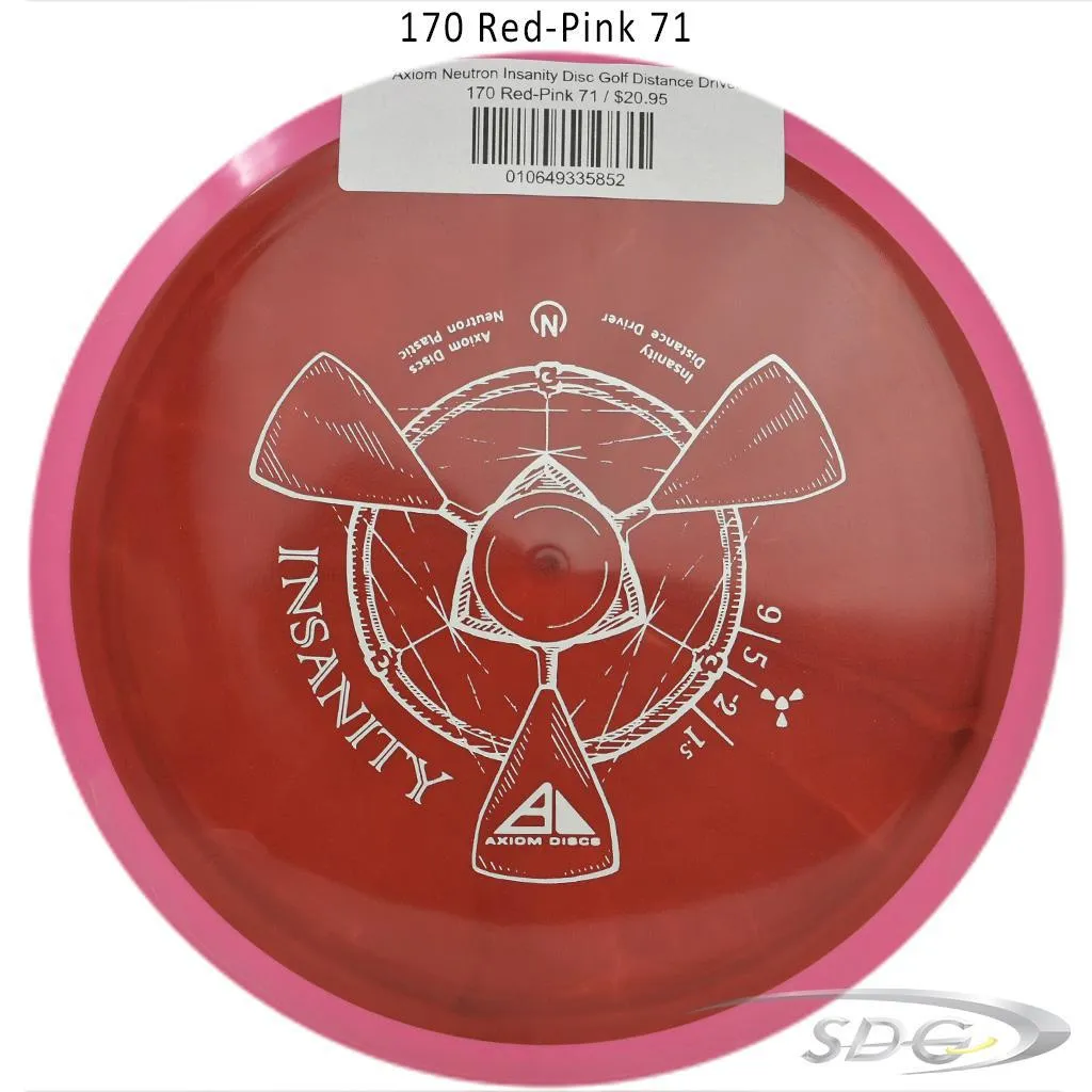 Axiom Neutron Insanity Disc Golf Distance Driver