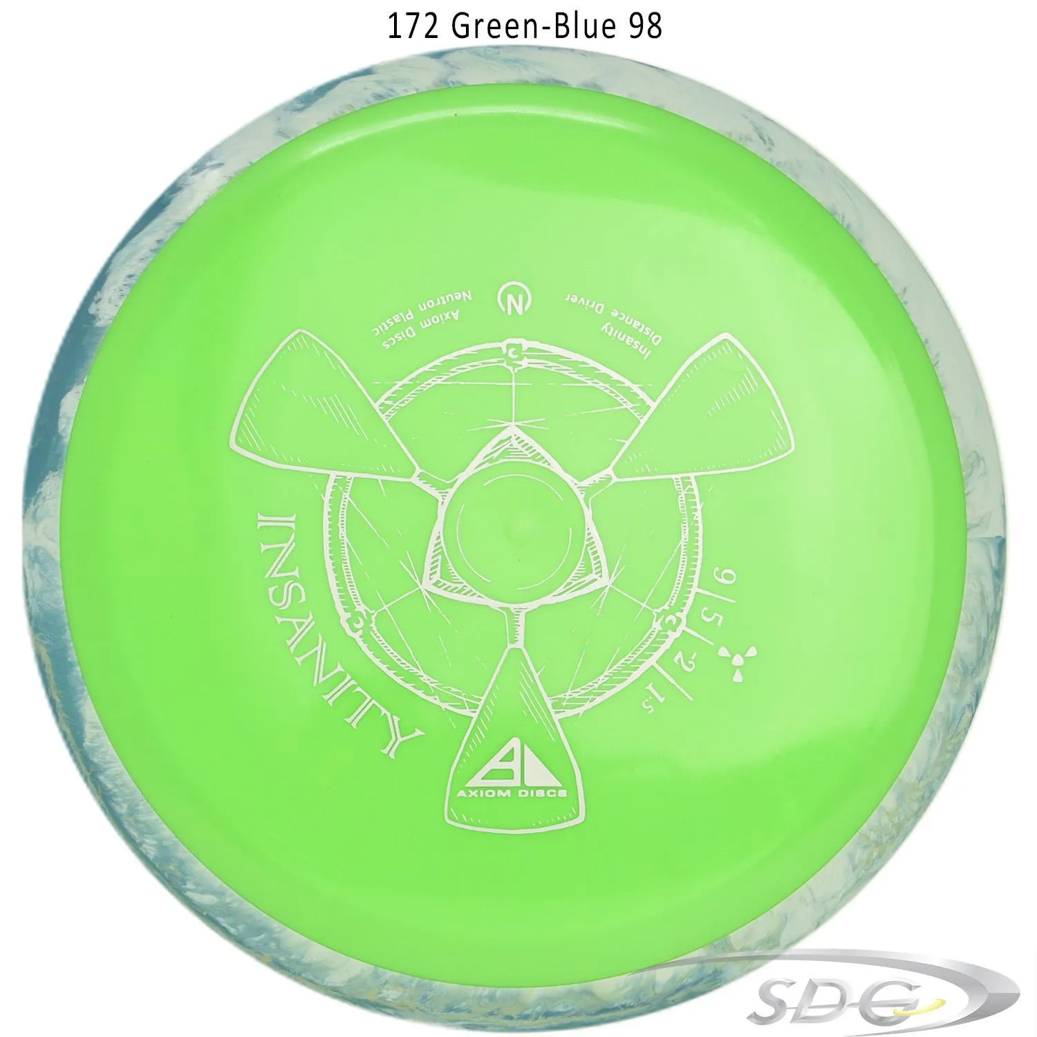 Axiom Neutron Insanity Disc Golf Distance Driver