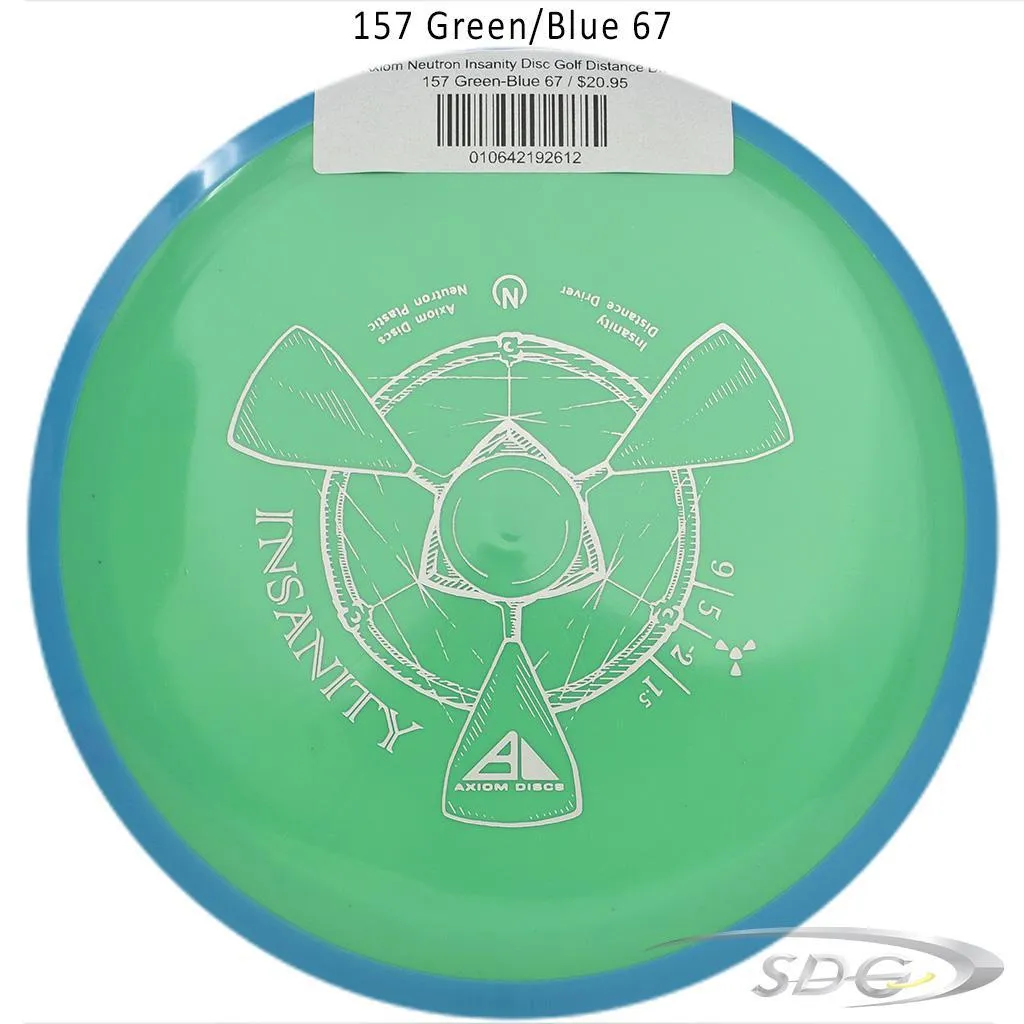 Axiom Neutron Insanity Disc Golf Distance Driver