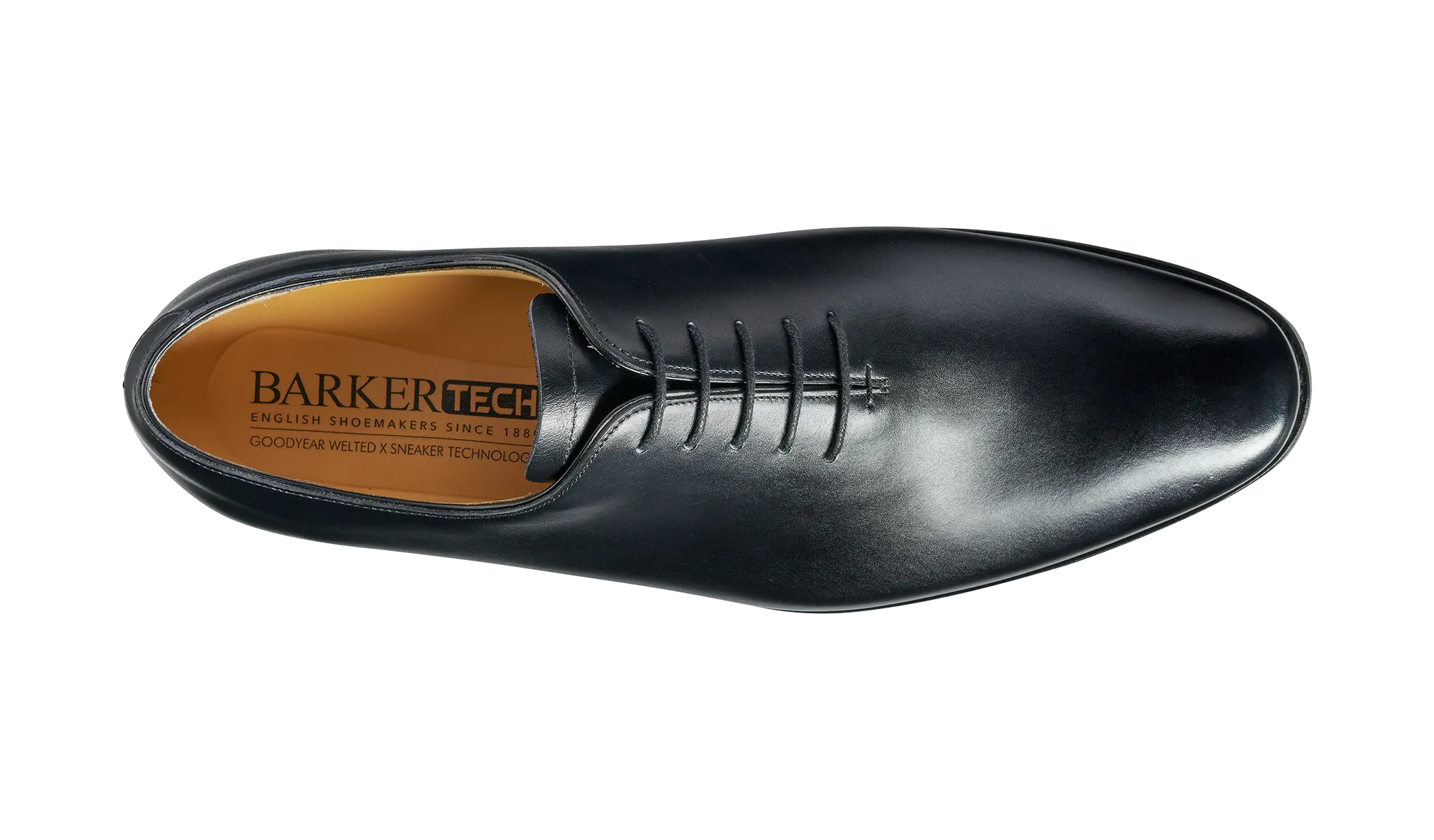 Barker Armstrong smart whole cut Oxford - Black Calf