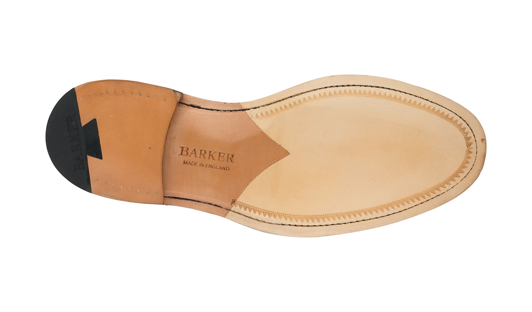 Barker Bailey Classic wing tip Derby - Navy Hand Painted