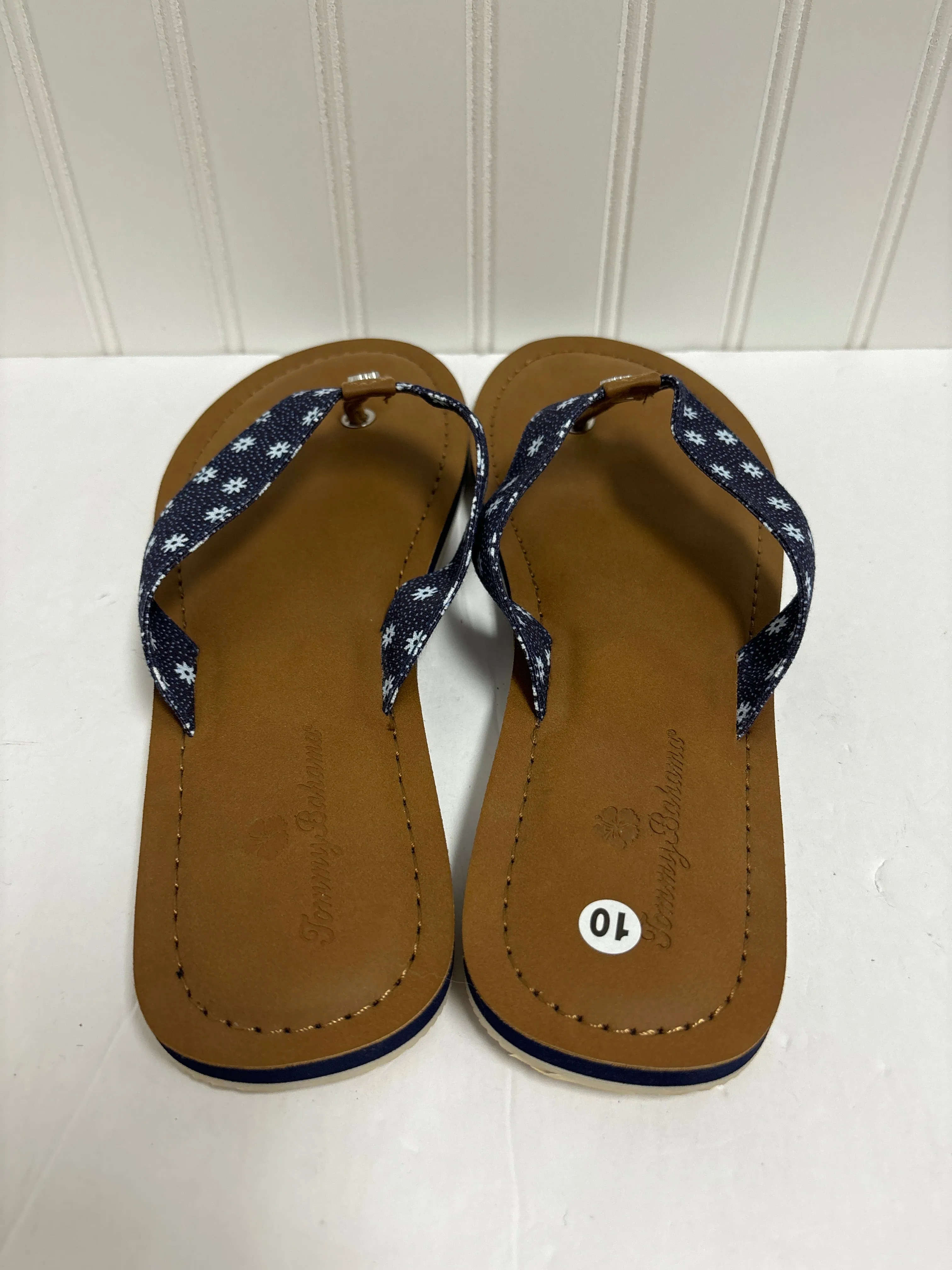 Blue Sandals Flip Flops Tommy Bahama, Size 10