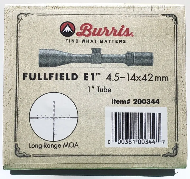 Burris Fullfield E1 4.5-14x42mm Rifle Scope 200344