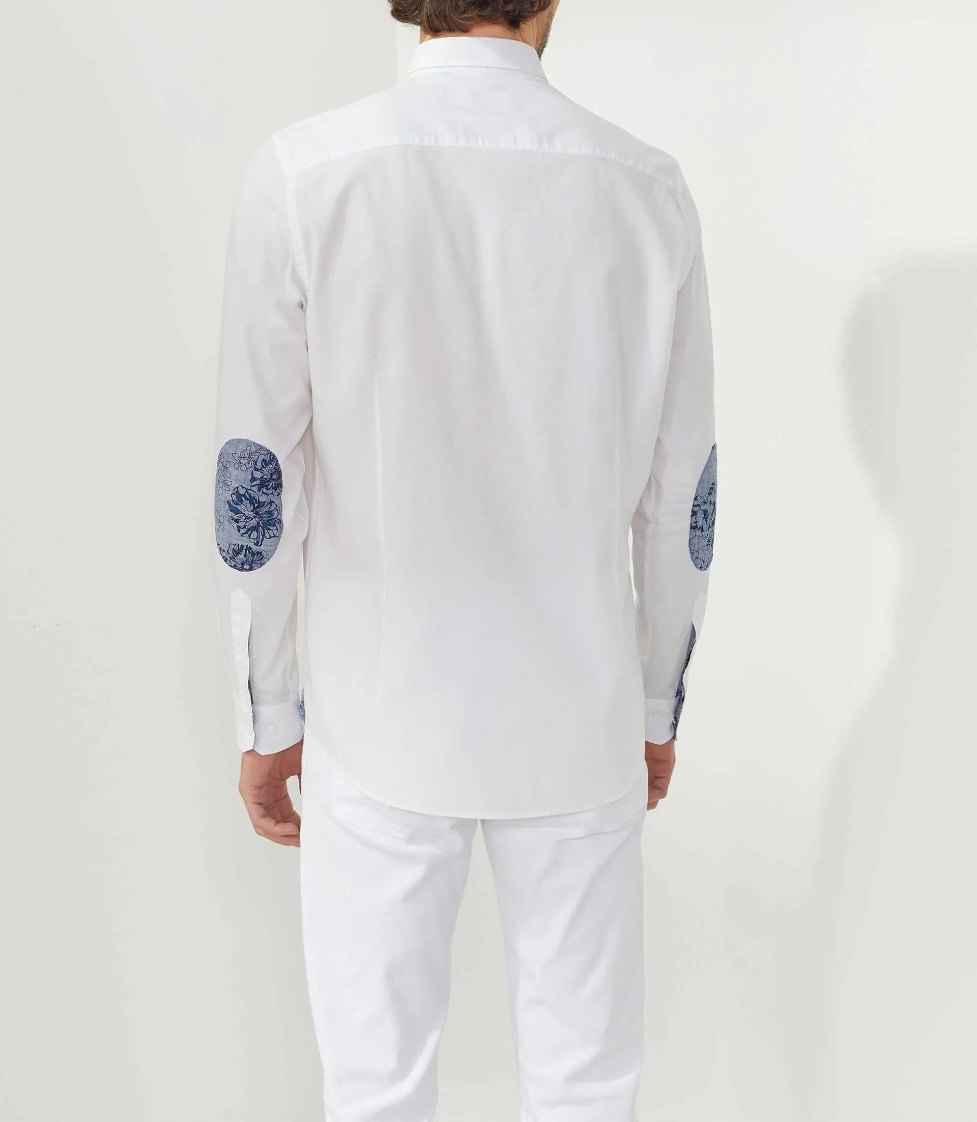 Chemise casual blanche "Tod"