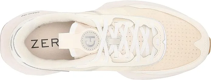 Cole Haan Zerogrand Outpace III Ivory/Egret/Ivory Lace Up Low Top Sneakers