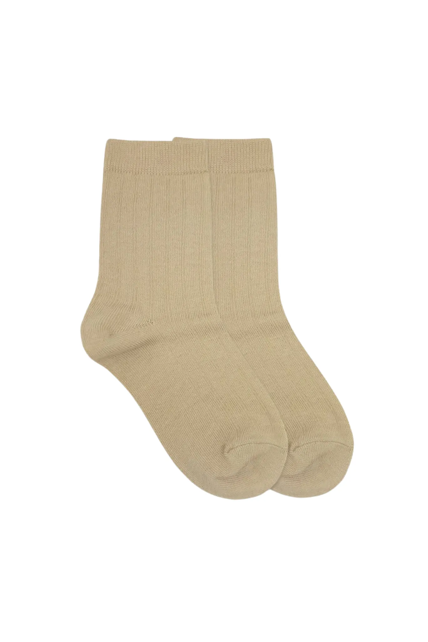 Cotton Rib Crew Socks