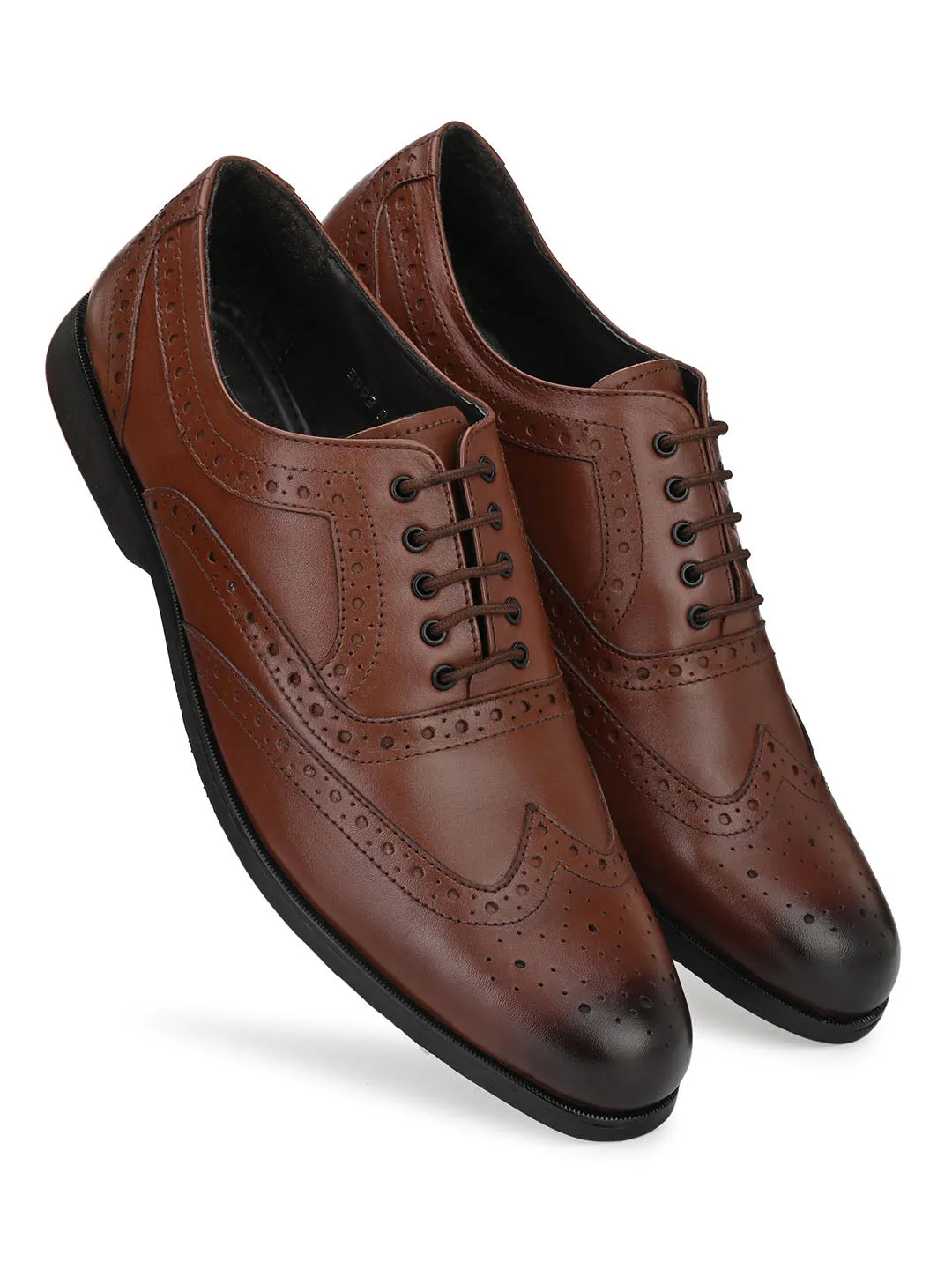 Darvey Tan Shortwing Brogues