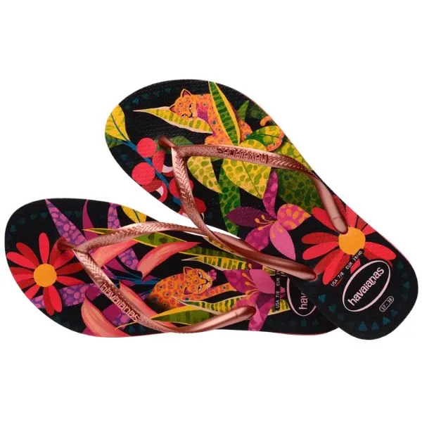 HAVAIANAS -  Ladies Slim Tropical Flip Flops