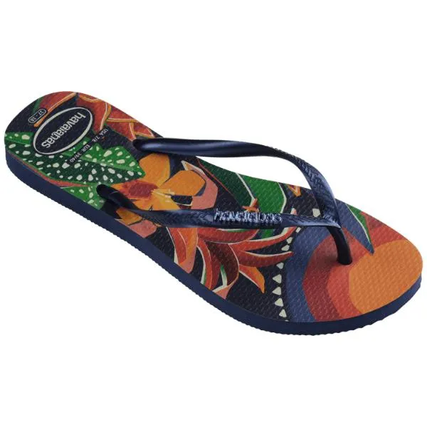 HAVAIANAS -  Ladies Slim Tropical Flip Flops