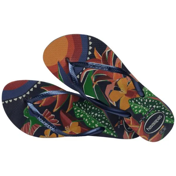 HAVAIANAS -  Ladies Slim Tropical Flip Flops