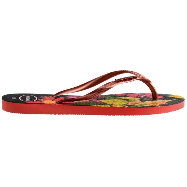 HAVAIANAS -  Ladies Slim Tropical Flip Flops