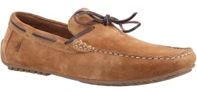 Hush Puppies Reuben Mens Suede Leather Boat Shoe