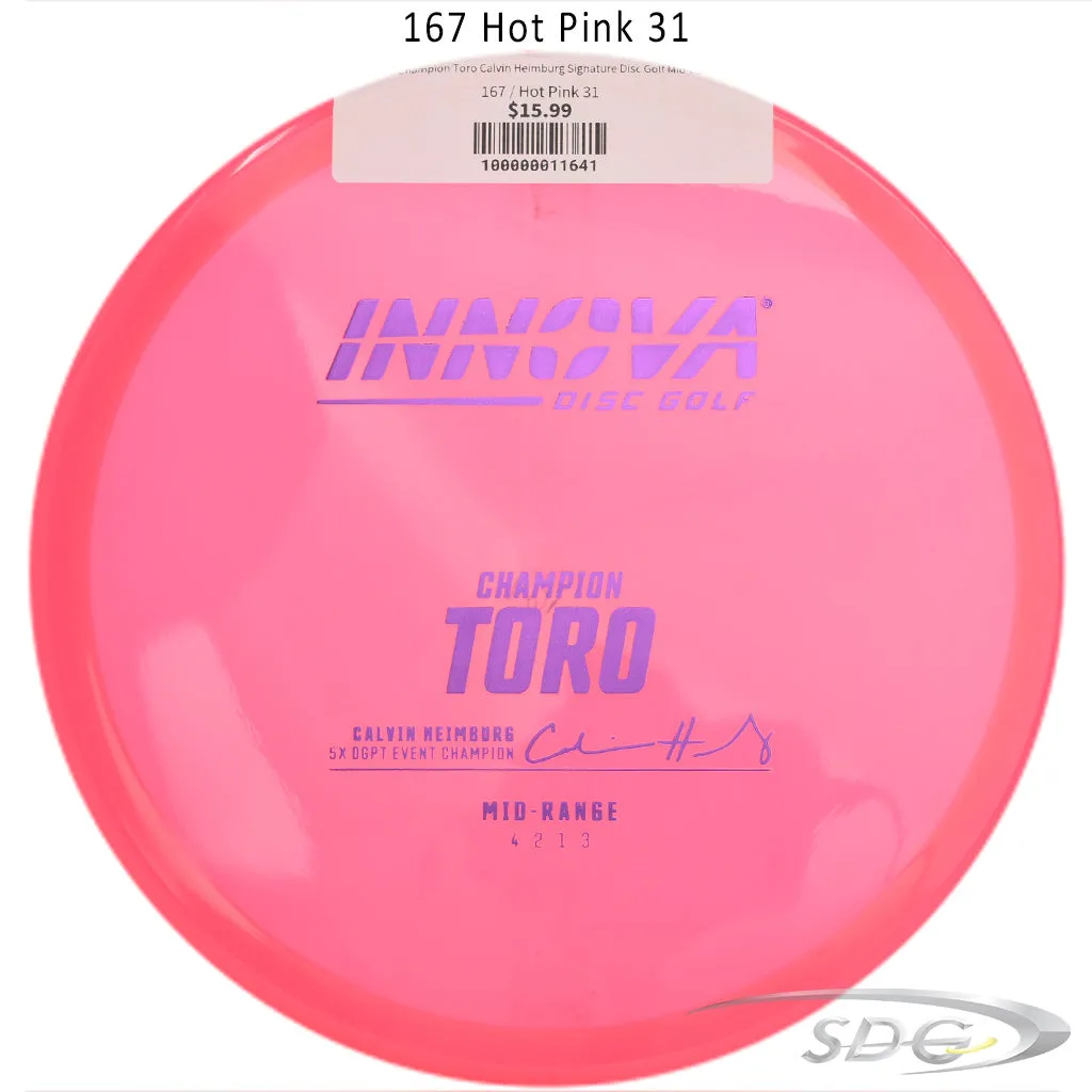 Innova Champion Toro Calvin Heimburg Signature Disc Golf Mid-Range