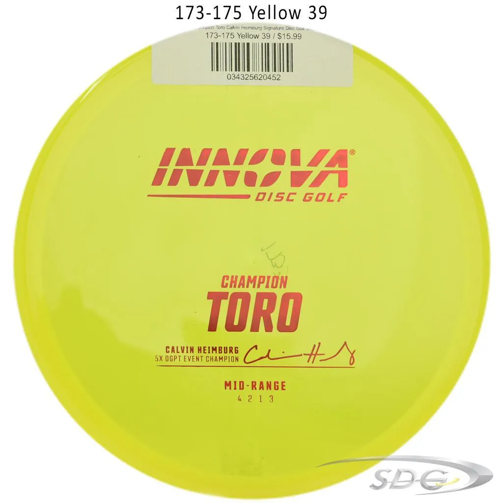 Innova Champion Toro Calvin Heimburg Signature Disc Golf Mid-Range