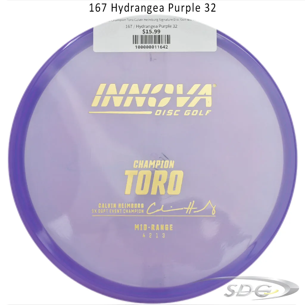 Innova Champion Toro Calvin Heimburg Signature Disc Golf Mid-Range