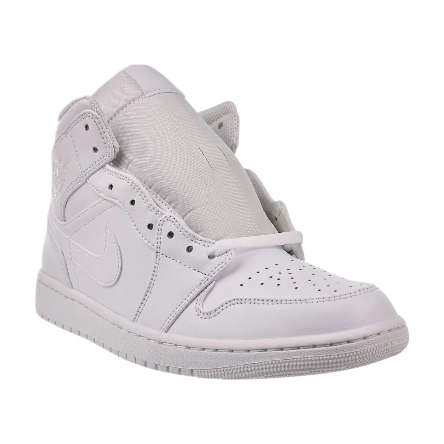 Jordan 1 Mid Men's Shoes Triple White