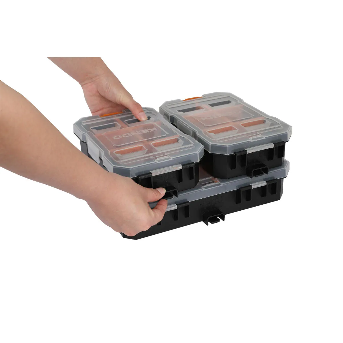 Kendo 3-in-1 Plastic Interlockable Organizers