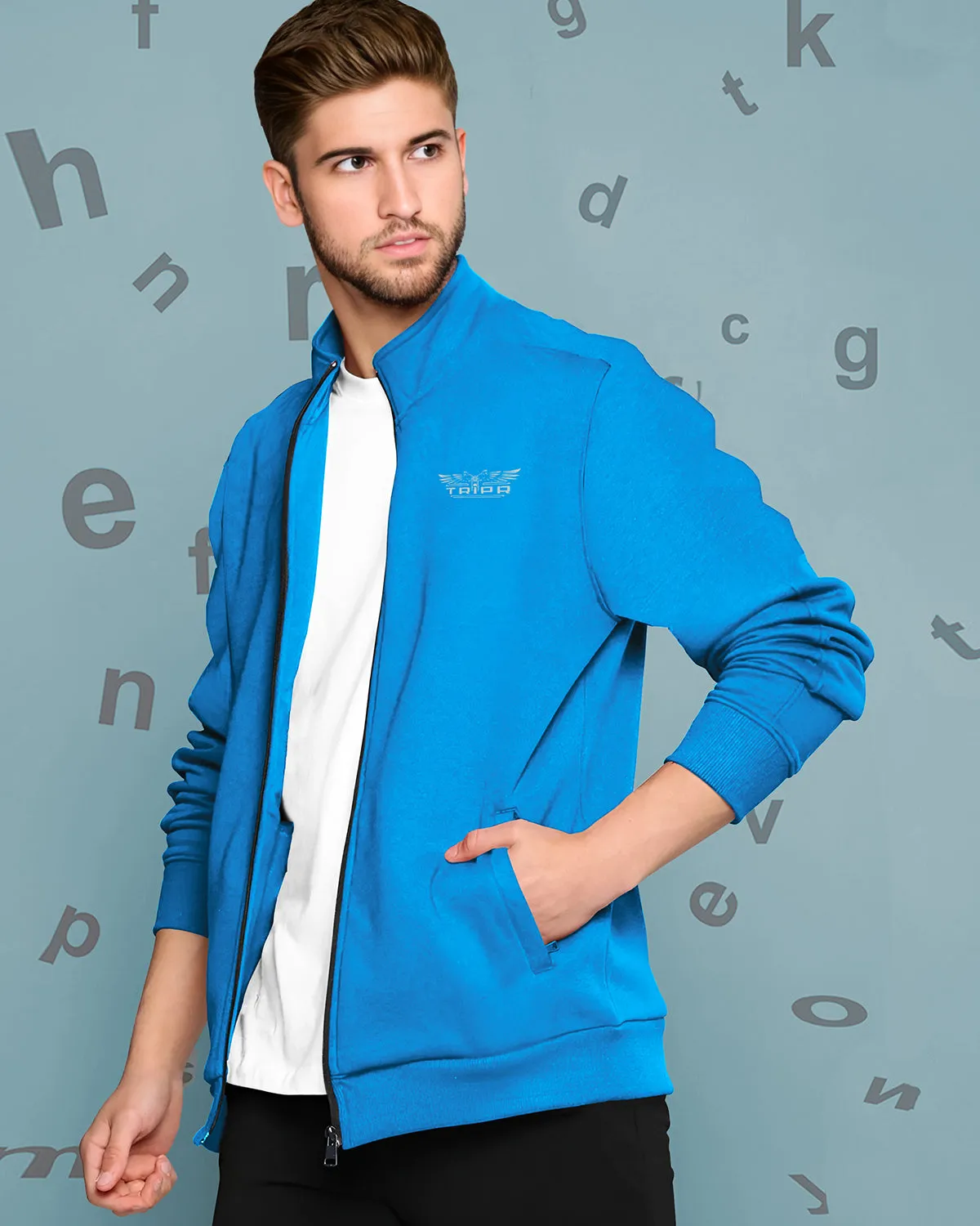 Men Casual Jacket - Royal Blue