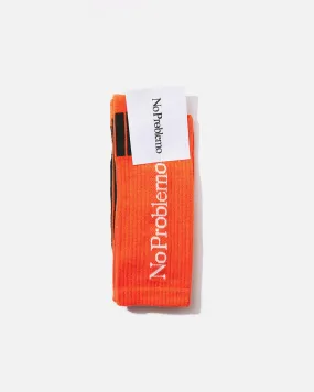 No Problemo Socks - Orange