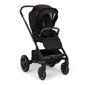 Nuna MIXX Next Pushchair - Caviar (Chocolate Leatherette)