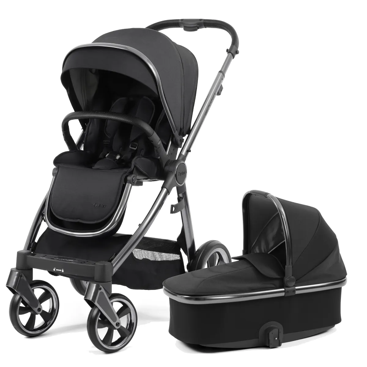 Oyster 3 Stroller & Carrycot - Carbonite