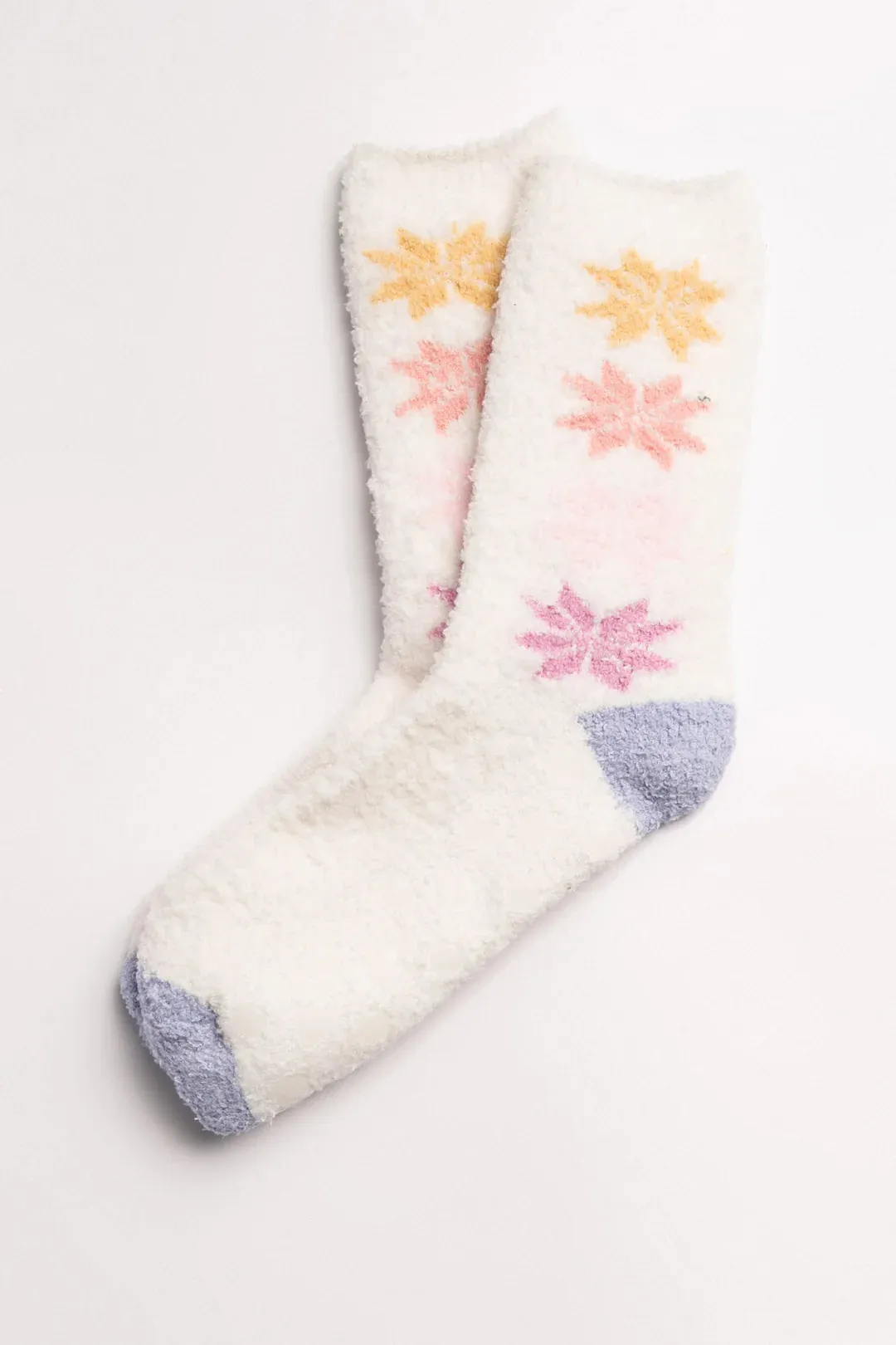 SNOWFLAKE PASTEL SOCKS - PJ SALVAGE