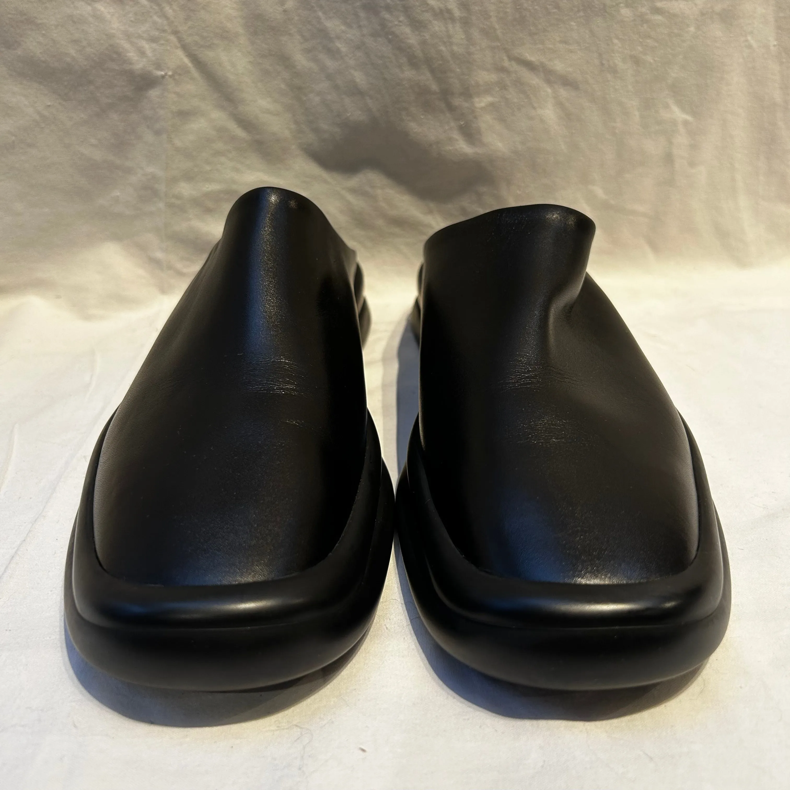 The Row Brand New 830 Black Town Clog Leather Mules 41