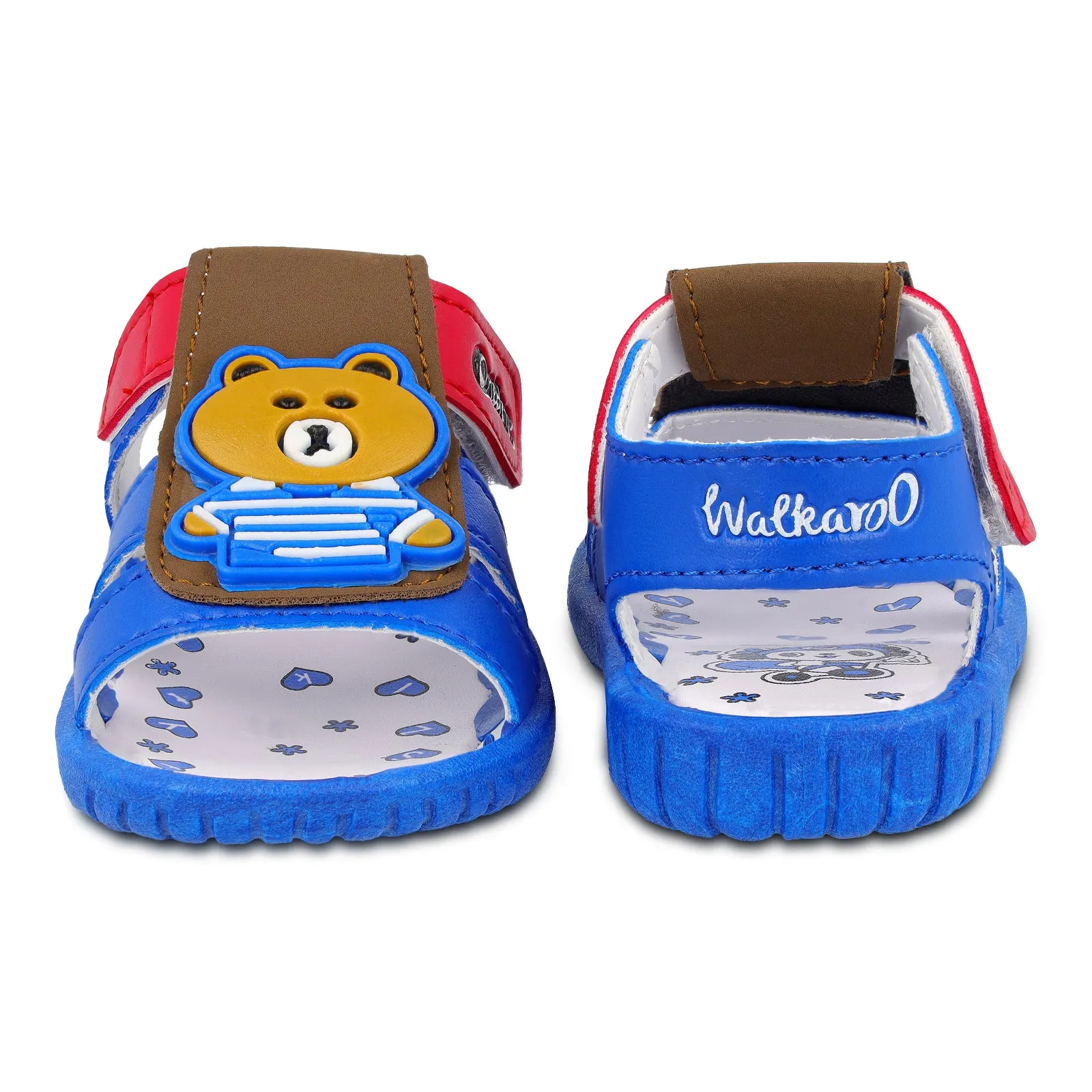 Walkaroo Kids Cartoonic Fisherman Sandals  - WK336 Navy Blue